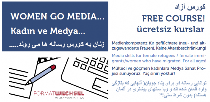 "Woman go media": Ab 18.01. jede Woche im Mehrgenerationenhaus!